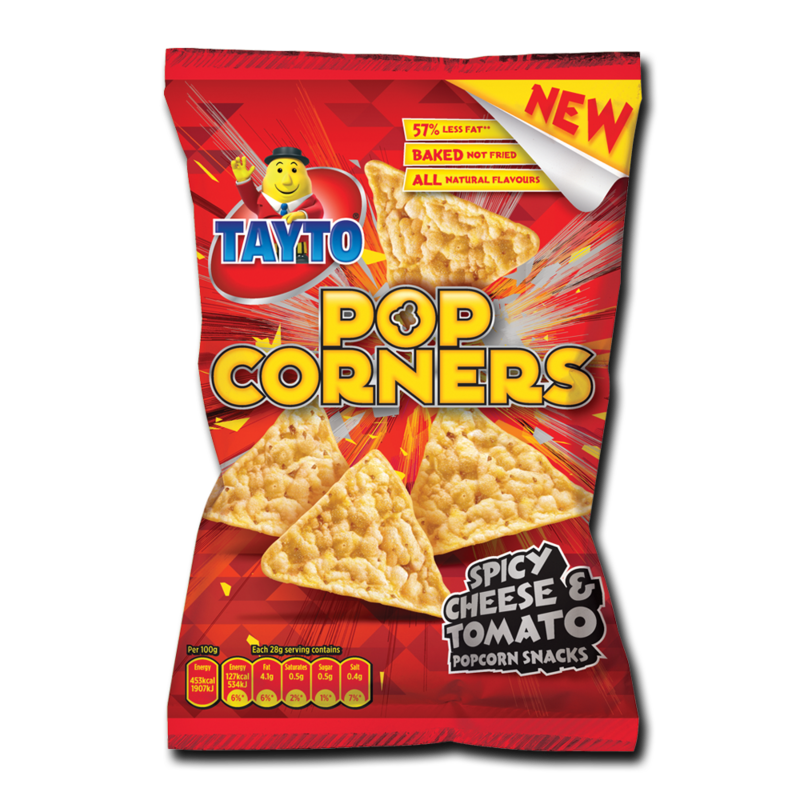 TaytoPopCorner cheeseTomato 28g TaytoPopCorner cheeseTomato 28g