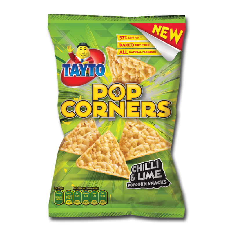 TaytoPopCorner chilliLime 28g