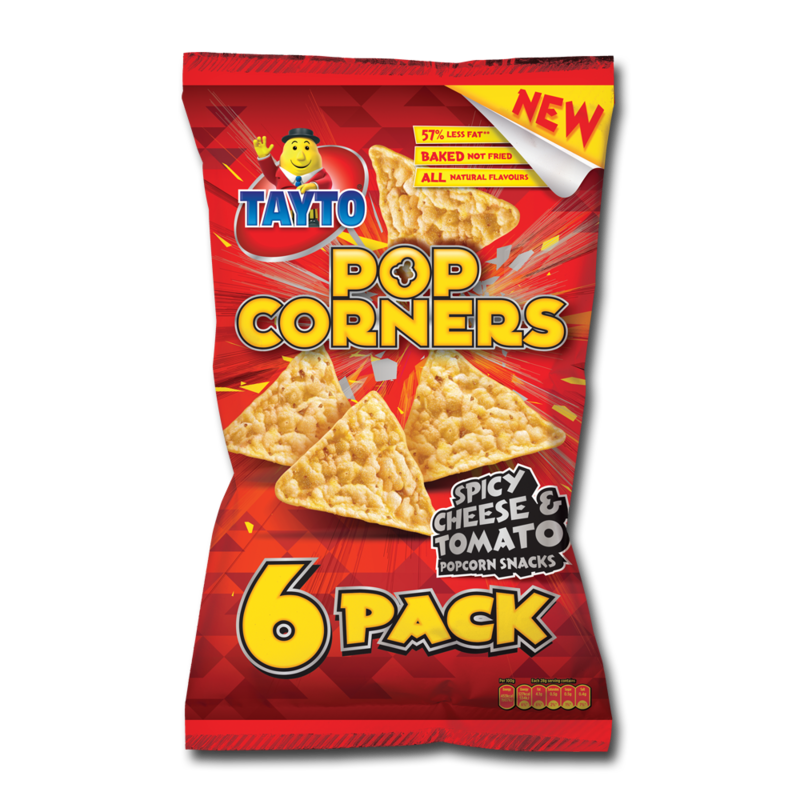Tayto popcorners cheeseTomato 6pk