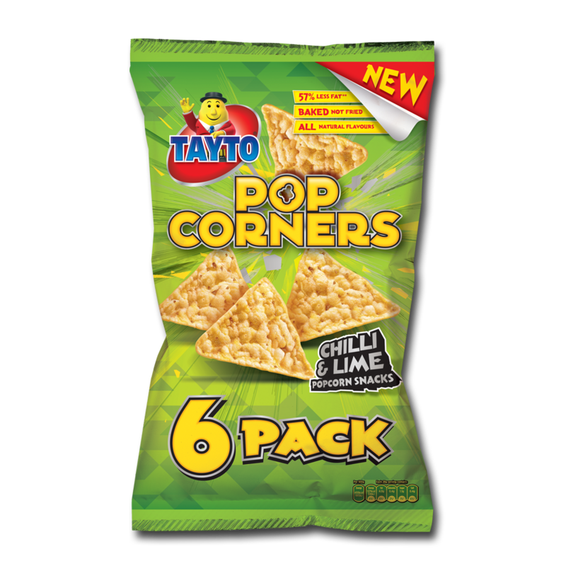 Tayto popcorners chilliLime 6pk