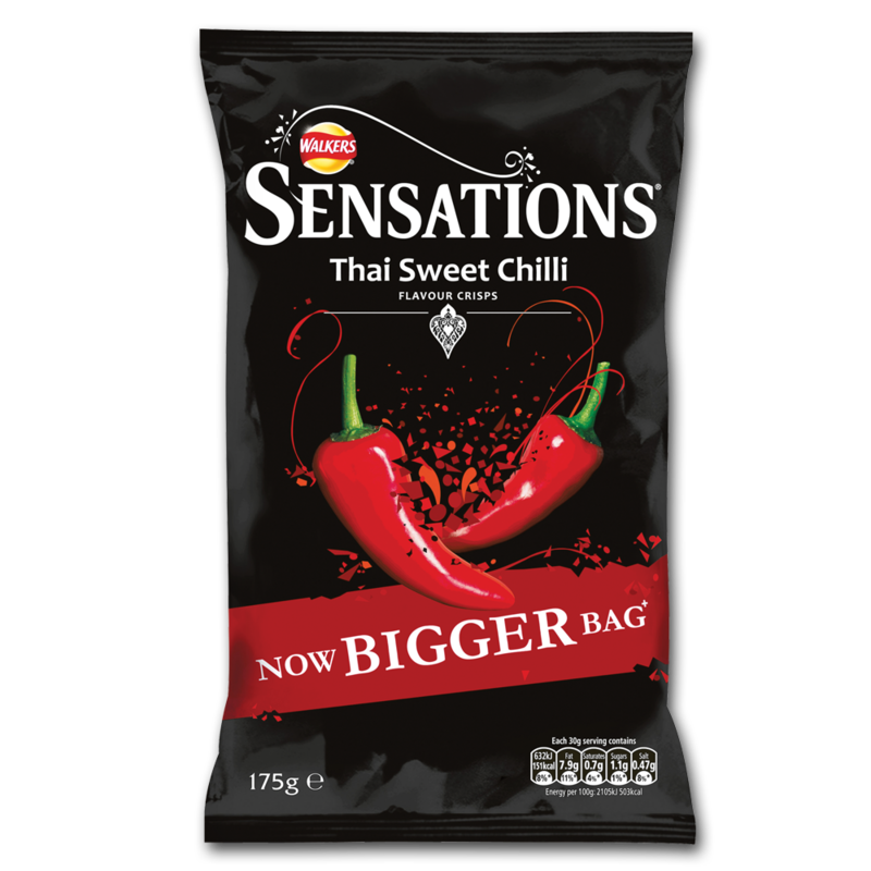 WalkersSensations sweetChilli 175g WalkersSensations sweetChilli 175g
