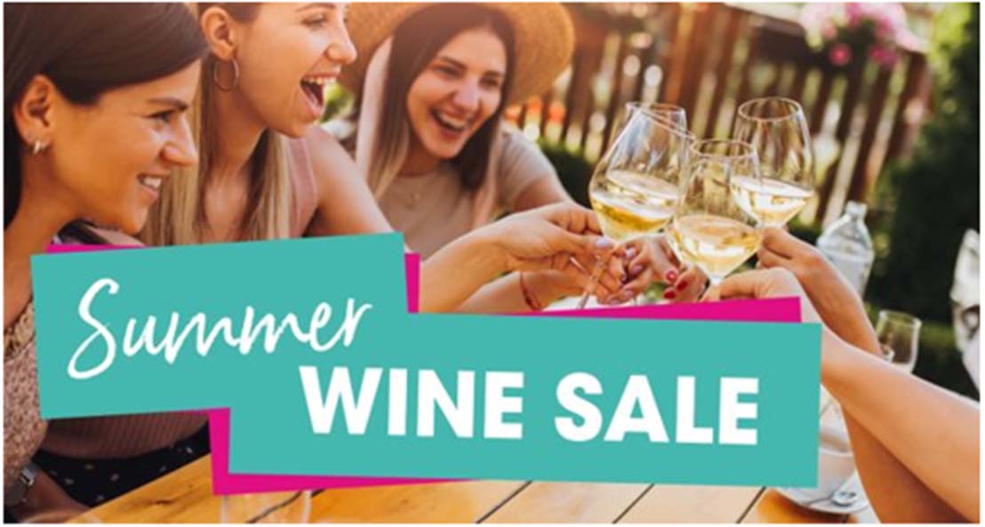Summer Wine Sale banner