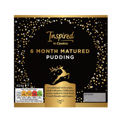 INSPIRED BY CENTRA 6 MONTH MATURED PUDDING 454G