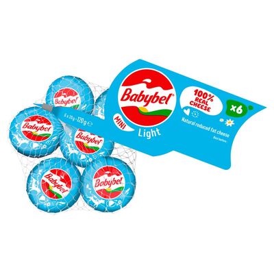 Mini Light Babybel 6 Pack 120g