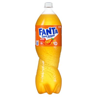 Fanta Orange Zero Bottle 1.75ltr