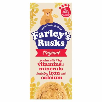 Farley's Rusks Original 6 Months + 9 Pack 150g