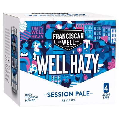Franciscan Well Well Hazy 4 Pack 330ml