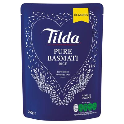Tilda Microwave Steamed Basmati Rice 250g