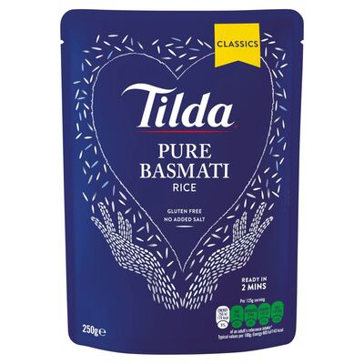 Tilda Microwave Pure Basmati Rice 250g