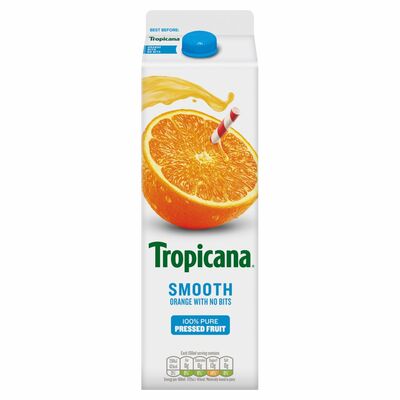 Tropicana Orange Juice Smooth 900ml