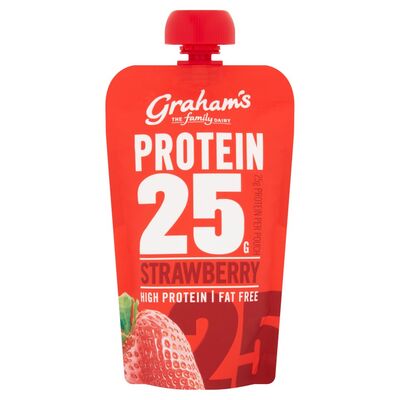 Grahams Strawberry Protein 25 Pouch 200g
