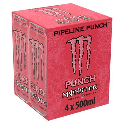Monster Pipeline Punch Can Pack 4 x 500ml