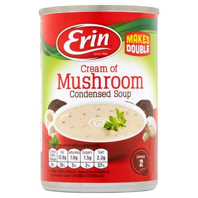 Erin Cream Of Mushroom Condensed Soup 295g