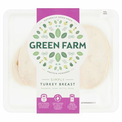 GREEN FARM SLICED ROAST TURKEY 90G