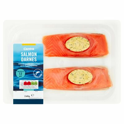 CENTRA SALMON WITH GARLIC BUTTER 240G
