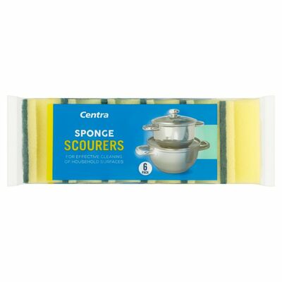 Centra Sponge Scourer 6pce