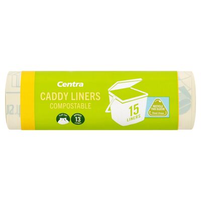 Centra Compostable Caddy Bin Liner 15pce