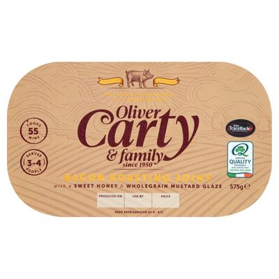 Oliver Carty Family Bacon Roasting Joint With Sweet Honey & Mustard glaze 575g