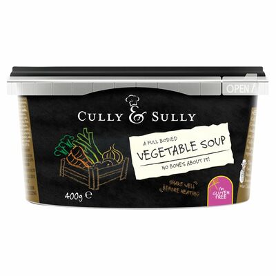 CULLY & SULLY FULL BODIED VEG SOUP 400G