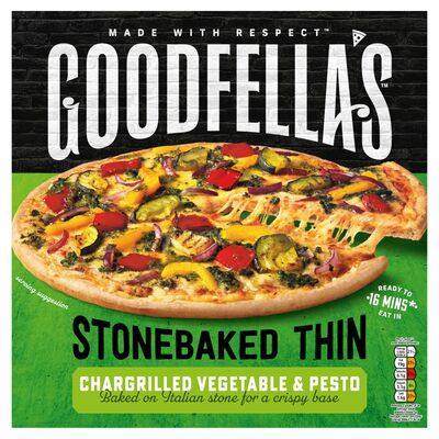 Goodfella's Stone Baked Thin Vegetable & Pesto Pizza 360g