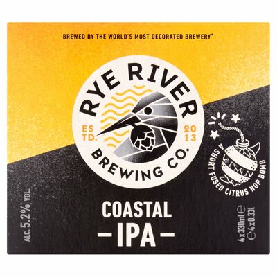 Rye River Coastal IPA Can Pack 4 x 330ml