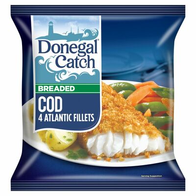 Donegal Catch 4 Breaded Cod Fillets 400g