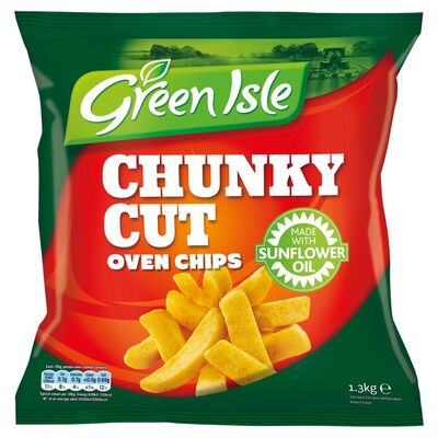 Green Isle Chunky Cut Oven Chips 1.3kg