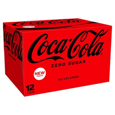 Coca-Cola Zero Sugar Can Pack 12 x 330ml