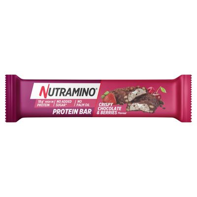 Nutramino Crispy Chocolate & Berries Protein Bar 55g