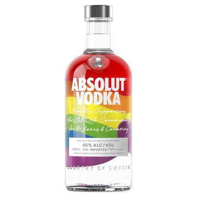 Absolut Vodka Pride Bottle 70cl