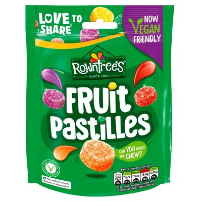 Rowntree's Fruit Pastilles Vegan Pouch 143g