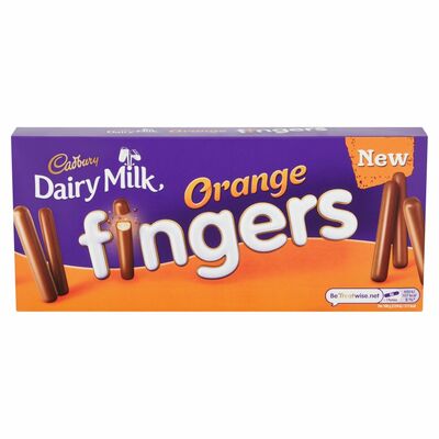 Cadbury Orange Chocolate Fingers 114g