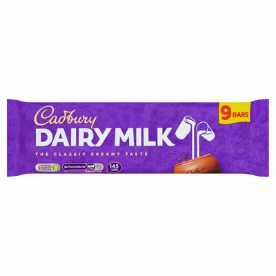 Cadbury Dairy Milk 9 Pack 245g