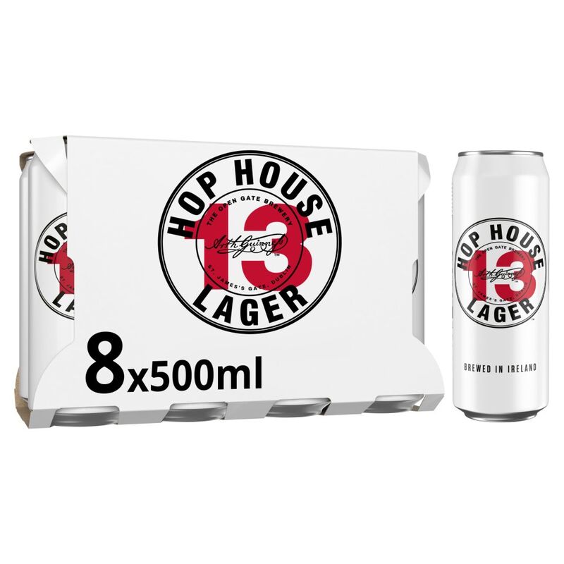 Hop House 13 Lager Beer  8x500ml Can