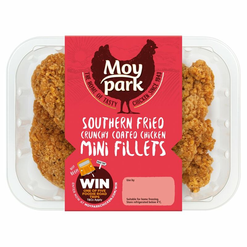 Moy Park Southern Fried Crunchy Coated Chicken Mini Fillets 300g