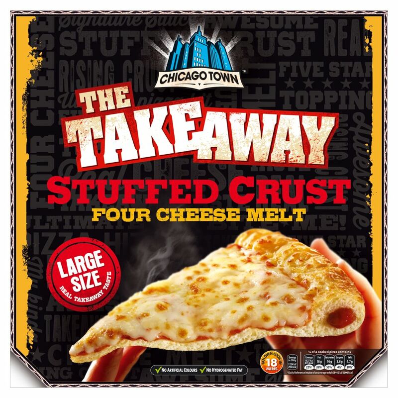 Chicago Town The Takeaway Four Cheese Melt Stuffed Crust 630g