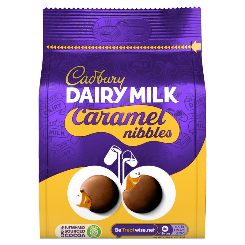 Cadbury Dairy Milk Caramel Nibbles 120g