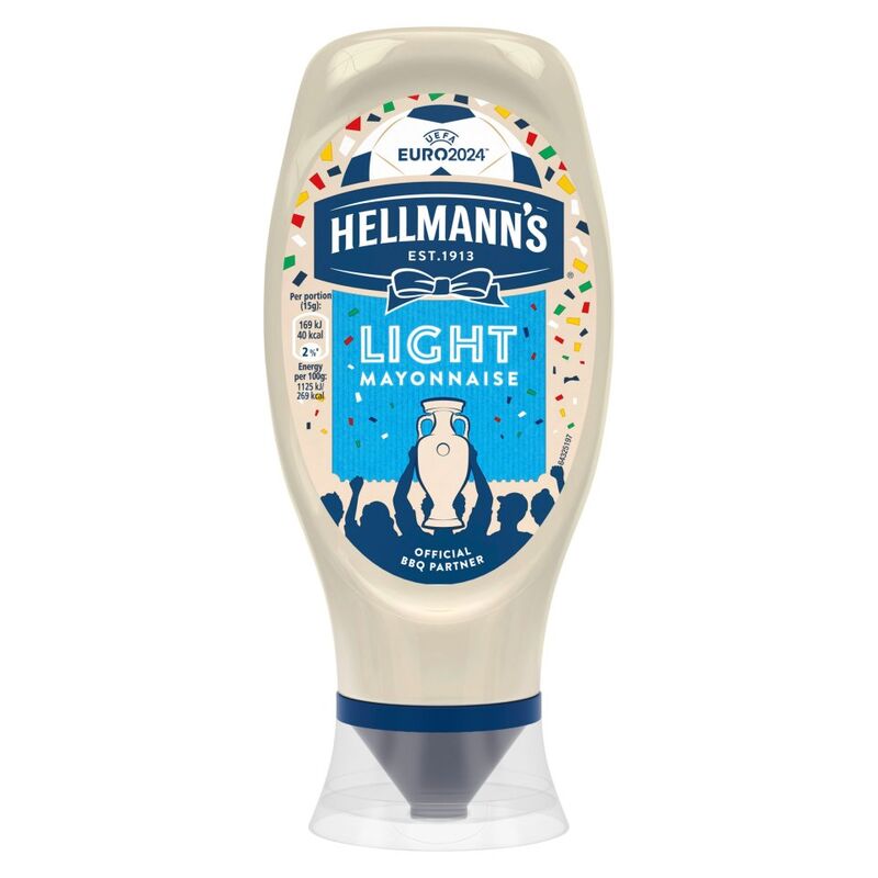 Hellmann's UEFA EURO 2024 Limited Edition Condiment Light Mayonnaise 430 ml 