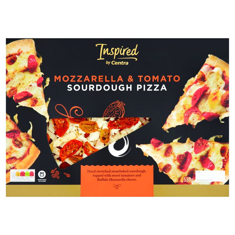 Inspired by Centra Mozzarella Tomato Sourdough Pizza